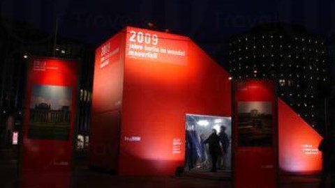 柏林流動歷史展覽 圍牆再倒